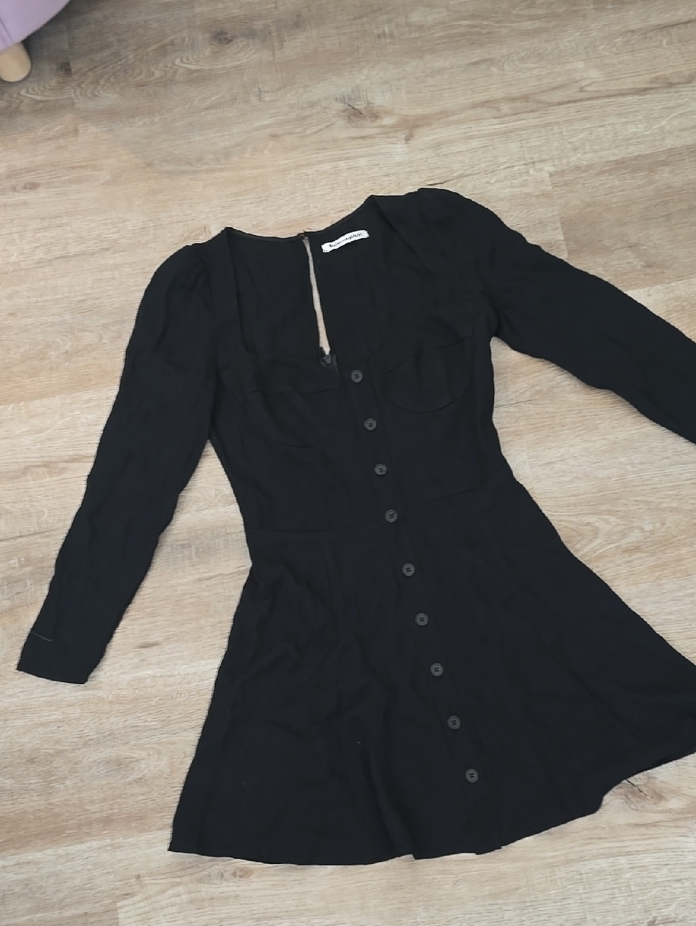 Reformation Black Milla Dress - Picture 3 of 4